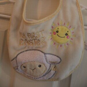 "My First Easter" Bib with sun and lamb